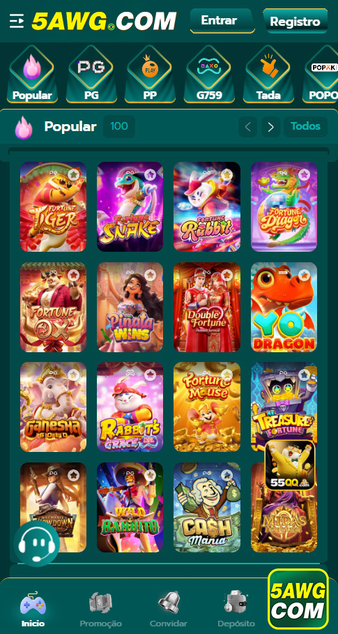 5awg.com Aplicativo Mobile
